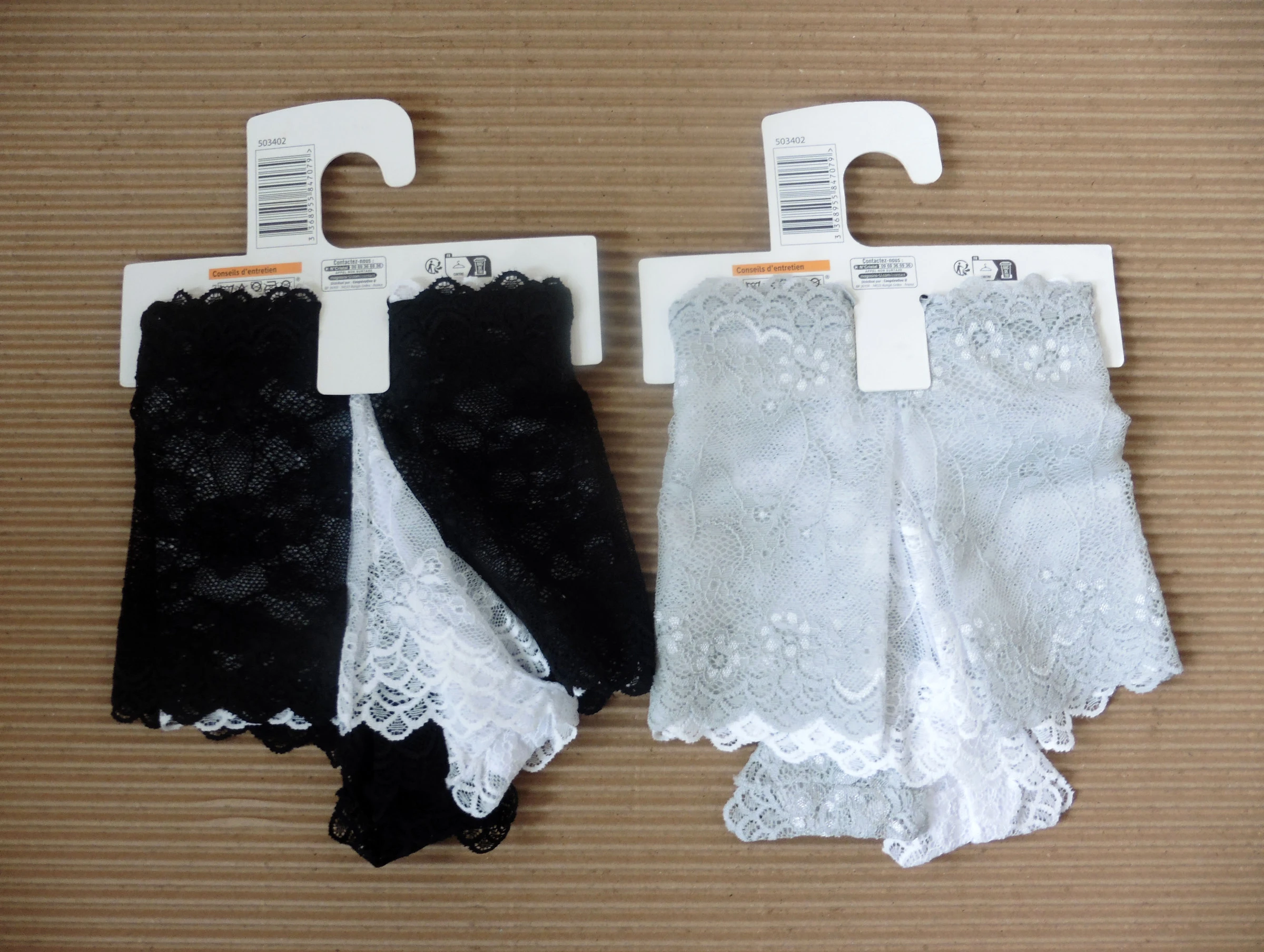 SHORTY - Lote de 2 pacotes de 2 shorties de renda – photo 2